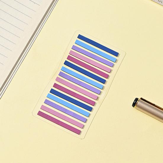 Page Marker Colorful Index Labels 300Pcs Neon Sticky Flags Translucent Repositionable Waterproof PET Tabs