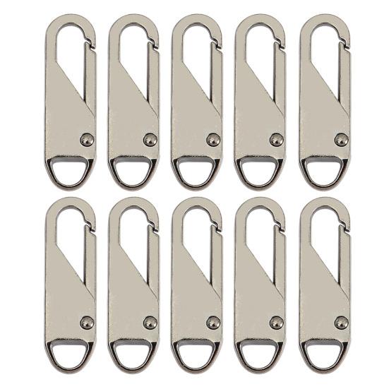 Detachable Zipper Pull Replacement Zipper Pull Tab Quick Attach Remove Zipper Pull for Backpacks Jackets Boots Luggage Clothing Purse