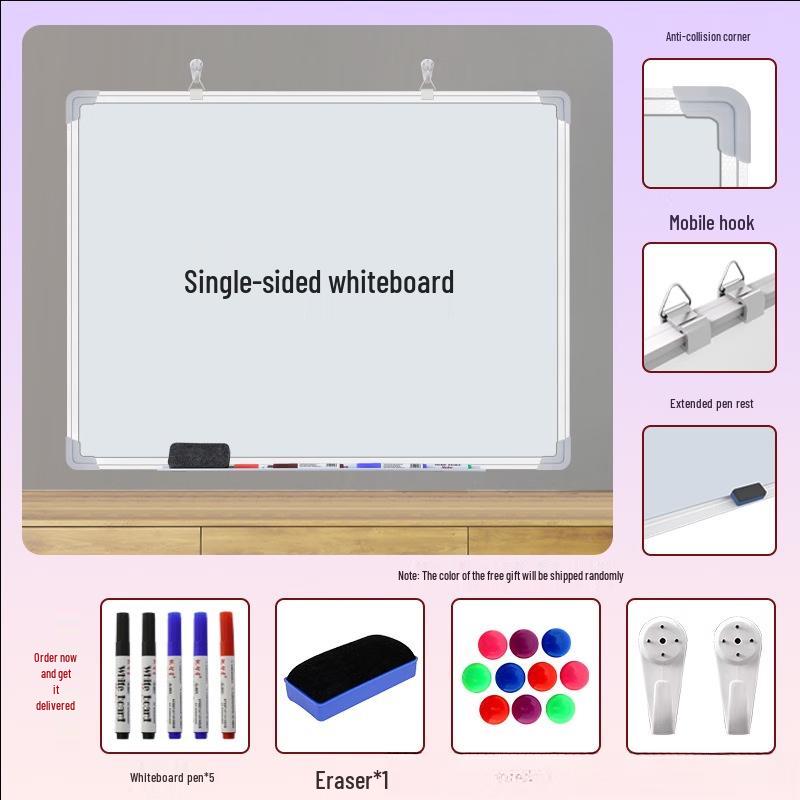 Magnetic Wall-Mounted Whiteboard