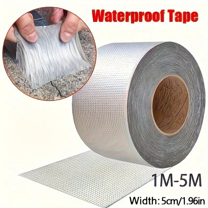 Heavy Duty Waterproof Aluminum Foil Tape - High Temp Resistant, Instant Seal for Leaks, Pipes, Roof Repair - Indoor/Outdoor Use