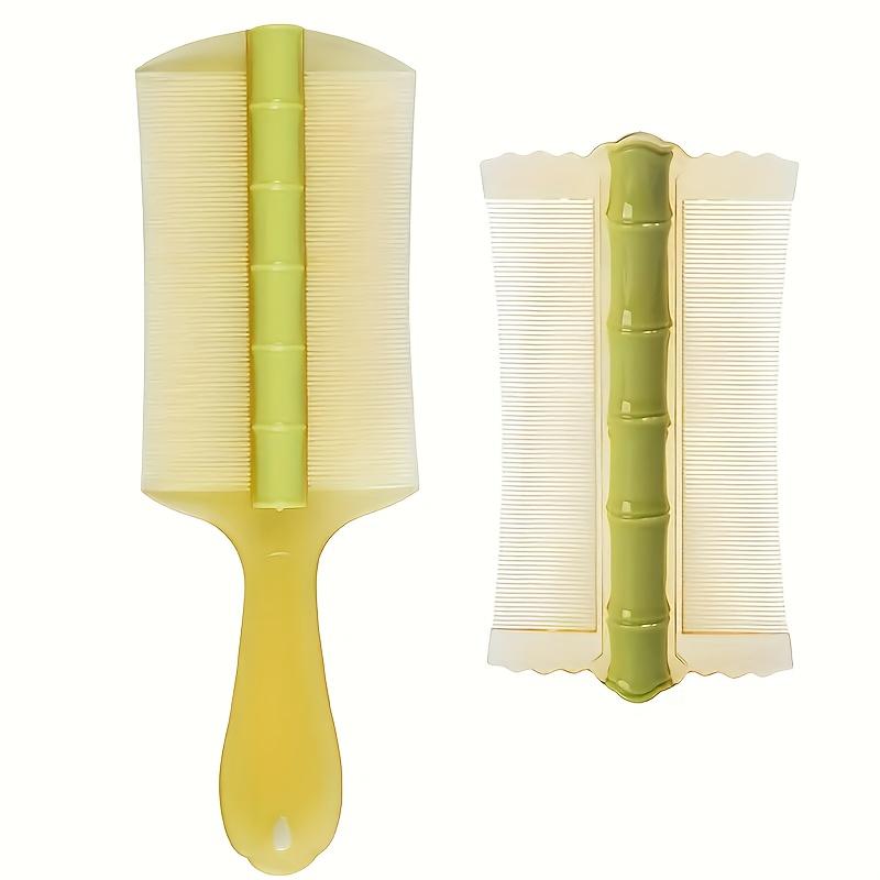 

Plastic Lice Comb Double-sided Super Dense Teeth Remove Dandruff Scalp Cleansing Scalp Massage Comb Flea Removal Hair Tools