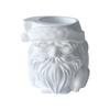 Geometric Santa Claus Gypsum Silicone Molds for Making Succulent Flower Pot