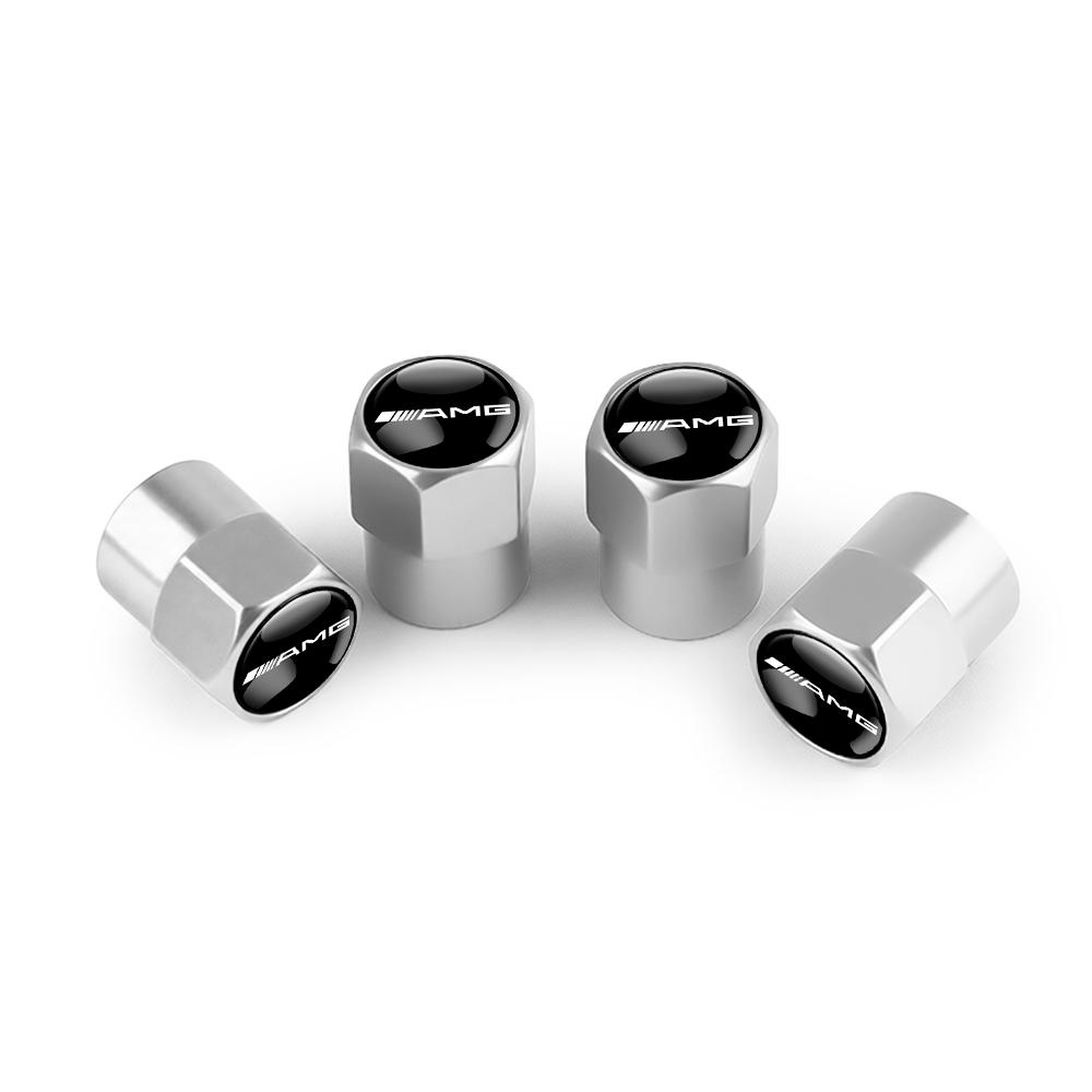 CRE1 4PCS Car Wheel Tires Valve Cap Covers Auto Accessories For Mercedes Benz AMG A B C E M R G S Class GLA GL CLA CES CLS SLK GLK