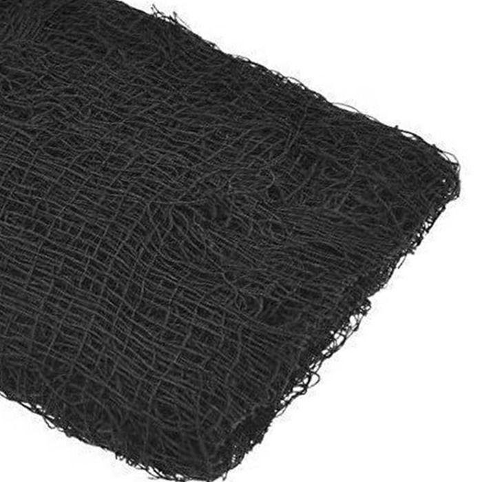 Tissu décoratif - RYTTGOP - Halloween - Coton - Noir - À suspendre