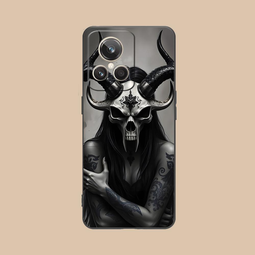 

Dark Goddess Lilith Phone Case for Realme 15 14 13 12 11 10 9 Pro Plus T i Lite 5G Soft TPU Shockproof Cover realme 9i 5G