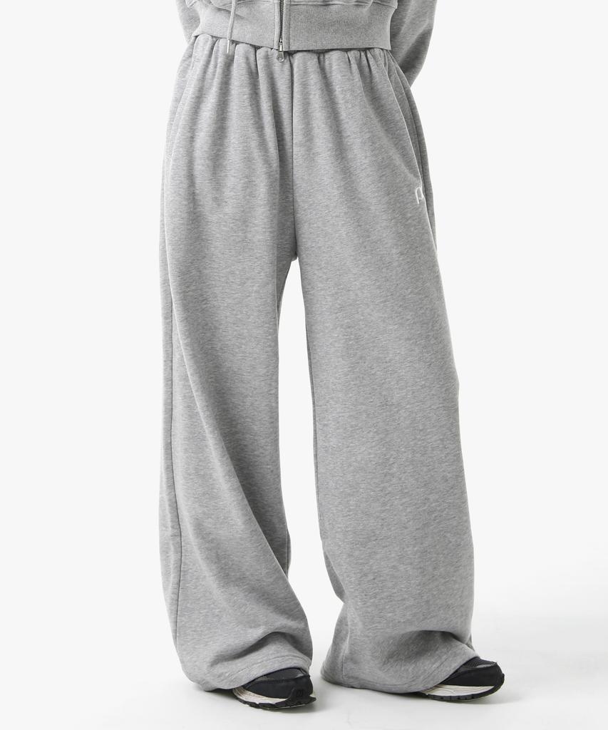 PEACE MAKER Pce Pocket Applique Sweat Pants (Grey)