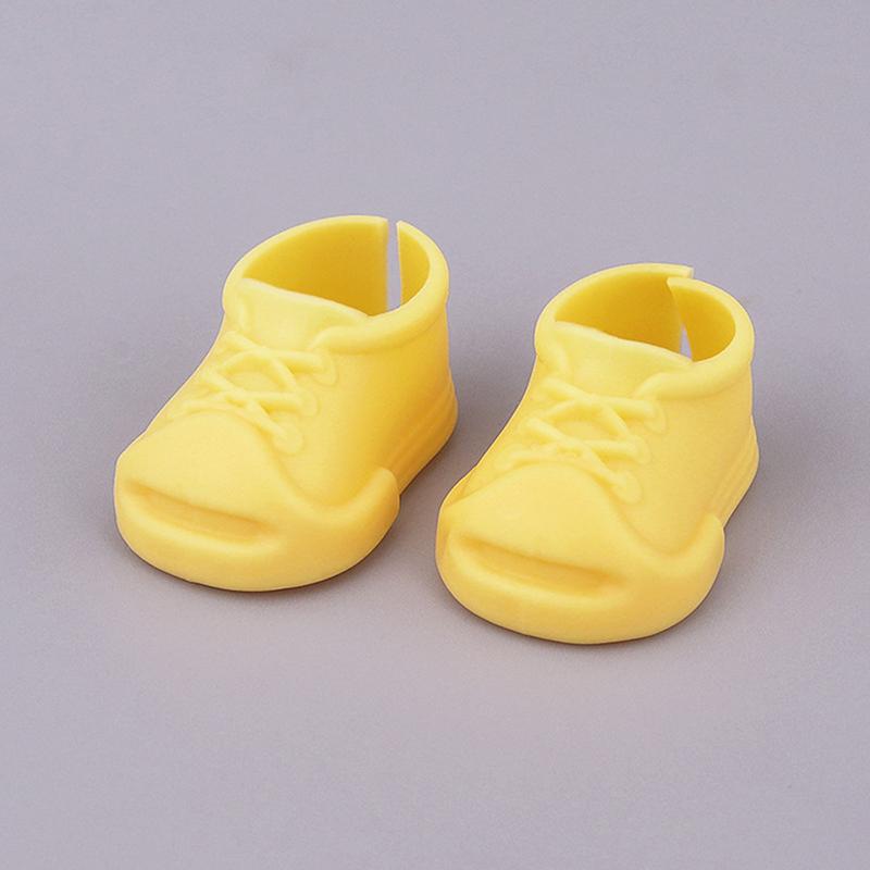 15/17Cm Doll Shoes Plastic Mini Shoes For Dolls Mini Finger Shoes Clothing Accessory For 6.9 Inch Dolls Blind Box Doll