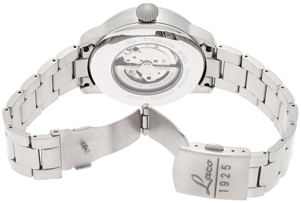 Laco 861895 ROM Watch, Officially Imported, Silver