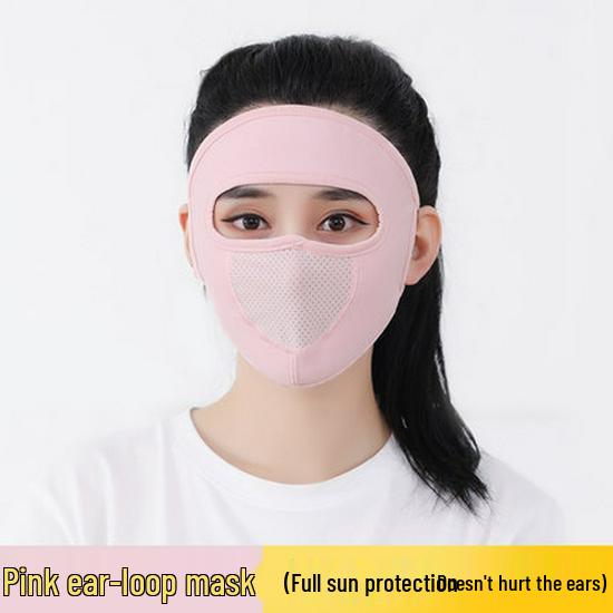 Ice Silk Women's Sunscreen Mask: UV Protection, Breathable, Stylish Design, Protects Eye Corners, 2024 Edition
