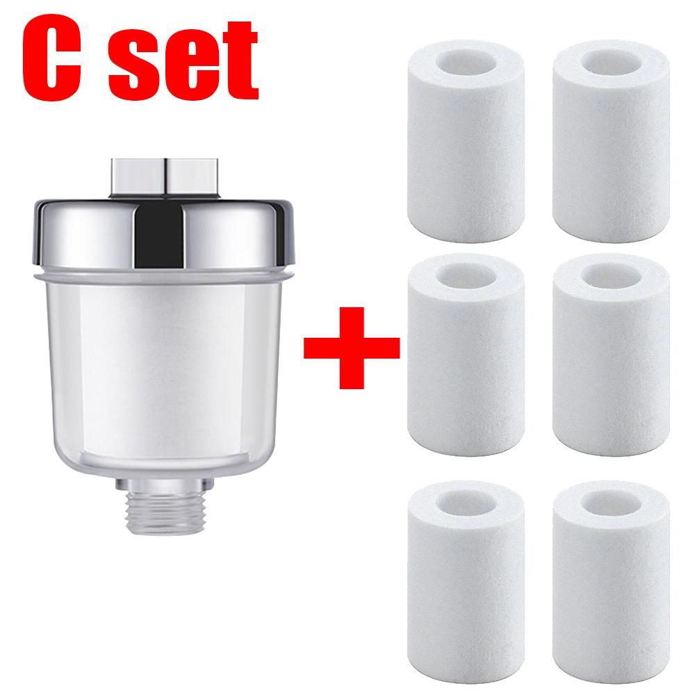 Universal Faucet Filter PP Cotton High Density Practical Water Purifier Filter Tap Soften Hard Water Shower Water Filter for Hom