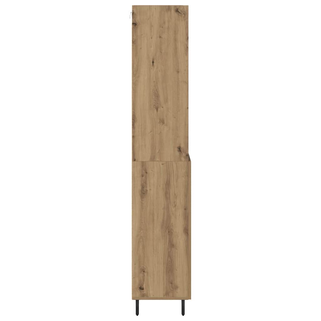 Highboard with Drawers Artisan Oak 27.4 x 13.4 x 70.9 in (69.5 x 34 x 180 cm)