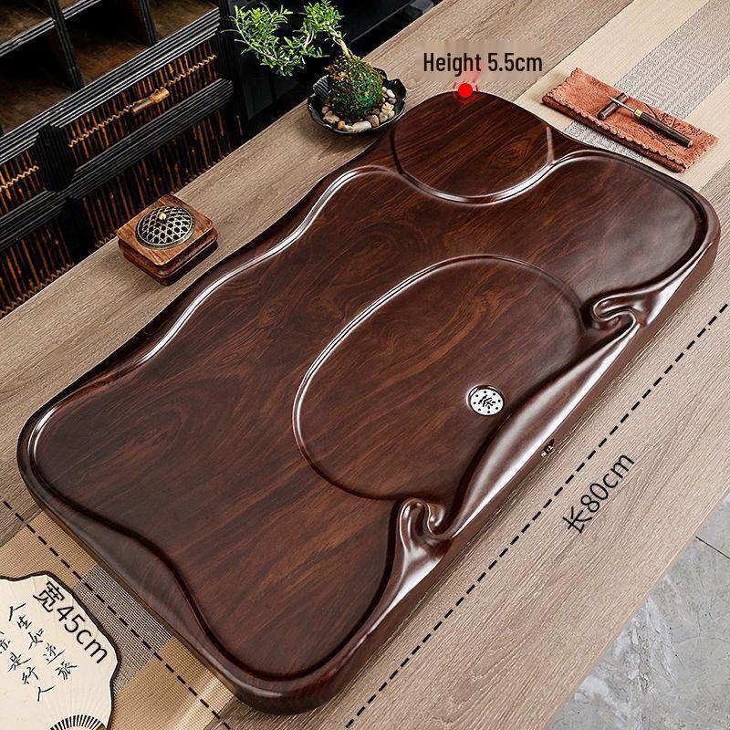 Elegant Solid Wood Draining Tea Tray