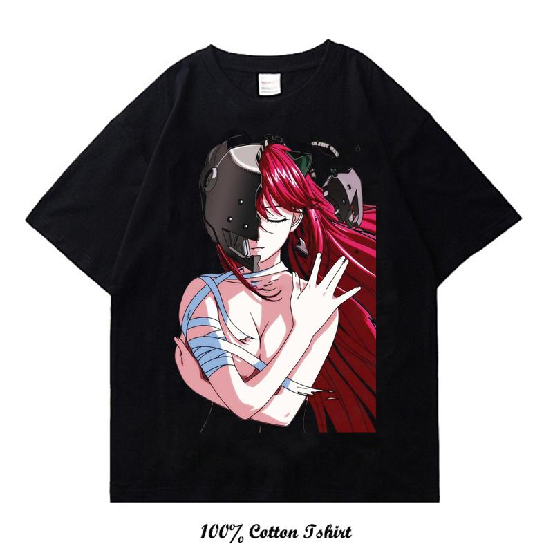 Giapponese Per Uomo Donna Grafico Manga Hip Hop Oversize Harajuku Top Moda Estate Cotone Magliette Divertenti Cool