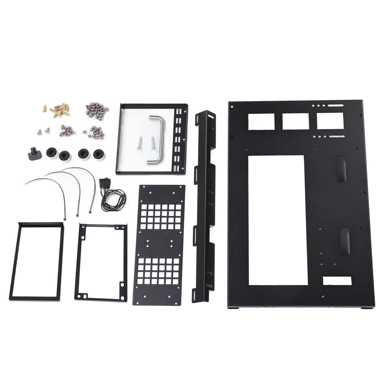 

DIY Computer Motherboard Case Rack Powerful Cooling Steel Plate ATX M ATX ITX Gaming PC Case Open Frame with Handle