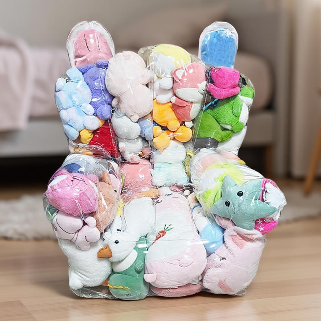 Sitzsackbezug Plüschtiere Organizer Stuhl für Kinder Organizer mit Reißverschluss für Klassenzimmer-Ecke Lehrer Vorschulkinder Wohnheim