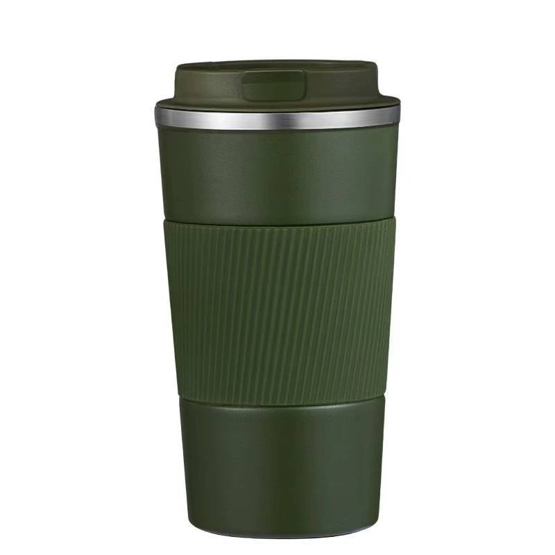 

Cs Cosddi Coffee Mug With Vacuum Flask For Office Travel Gift Green,380ml