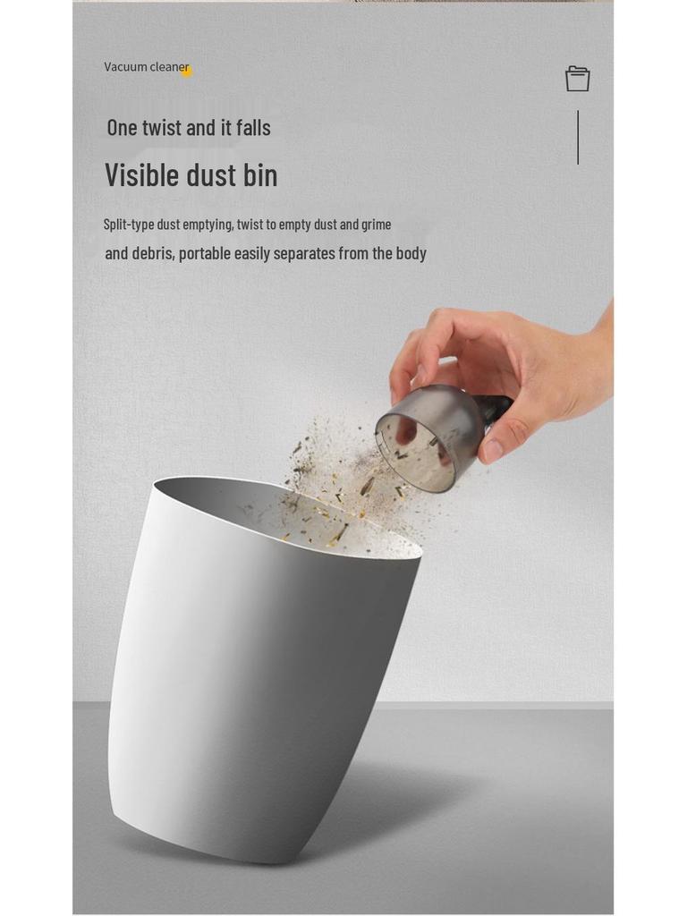 USB Rechargeable Mini Desktop Vacuum Cleaner for Eraser Crumbs and Keyboard Dust Removal