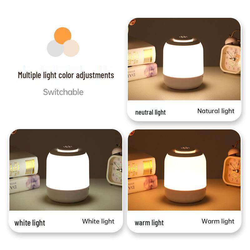 Rechargeable Touch LED Night Light: Bedside, Wake-Up, Dorm, or Sleep Atmosphere Desk Lamp