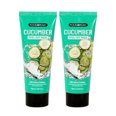 Foodaholic Collagen Peel Off Pack 150ml / Gurke, 1 Stück, 2 Stück