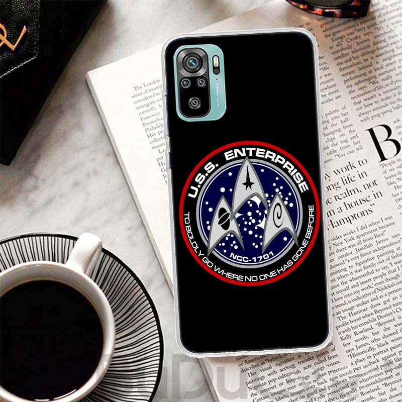 Star Movie T-Trek Cover For Xiaomi Redmi Note 10 9S 9 8T 8 Pro 7 5 Mi 9T 10T 11T 12T 11 12 Lite 12X A3 A2 A1 Print Coque
