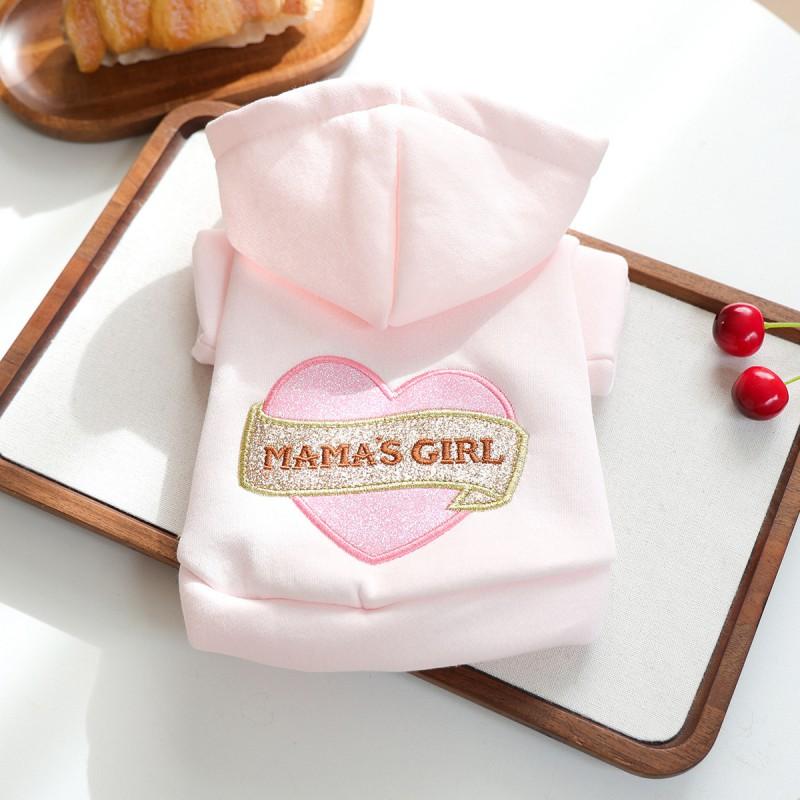 PETCIRCLE Dog Hoodie 2026 Fall Winter Small Puppy Embroidered Two-Legged Pet Clothes