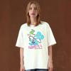 Unisex 230g Pure Cotton Loose Fit T-Shirt: Drop Shoulder, Round Neck, Short Sleeves, Solid Color - Perfect for Spring and Summer