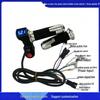 Blue Screen Rice Grain Switch Electric Scooter Throttle Grip with 3-Speed Voltage Display