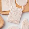 3D Eid Mubarak Cookie Cutter Stamp Press Moon Festival Fondant Sugarcraft Islamic Muslim Biscuit Baking Tool Ramadan Decoration