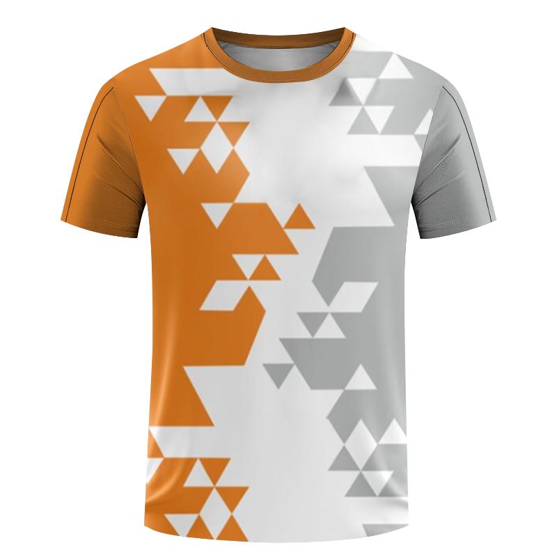 Summer Fashion Sports Neutral Leisure T-shirt Badminton Fitness Short Sleeve