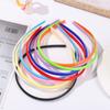 10pcs Candy Color Plastic Toothed Headband Toothed Washing Face Headdress Girls Headwear