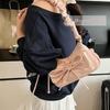 GOLWIS Ribbon Gathered Shoulder Bag with Small Handles, PU Leather, and Scrunchy Design. 2-Way Mini Shoulder Bag, Crossbody, or Handheld. Korean
