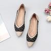 Spring and Autumn Flying Single Shoes Doudou Flat Bottom Floating Shoes New Boat Shoes Knitted Flying Threads