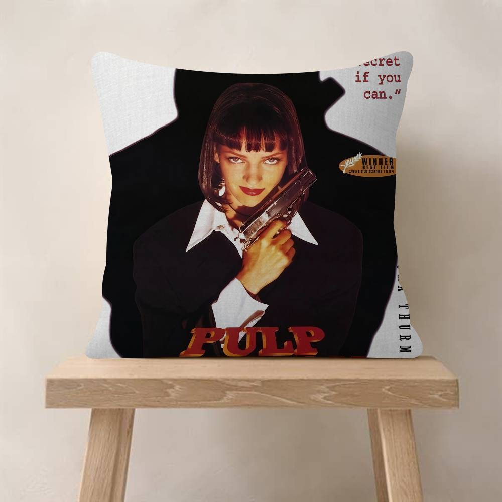 Film Pulp Fiction Kissenbezug Zoll Bauernhaus Dekor Heim Überwurfskissenbezüge Für Sofadekorationen