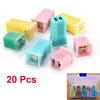 20Pcs Mini Size Car Fuse Kit Tall Low Profile Square Set Fuses 20-60A Case Box Fuse Kit  Vehicle Use