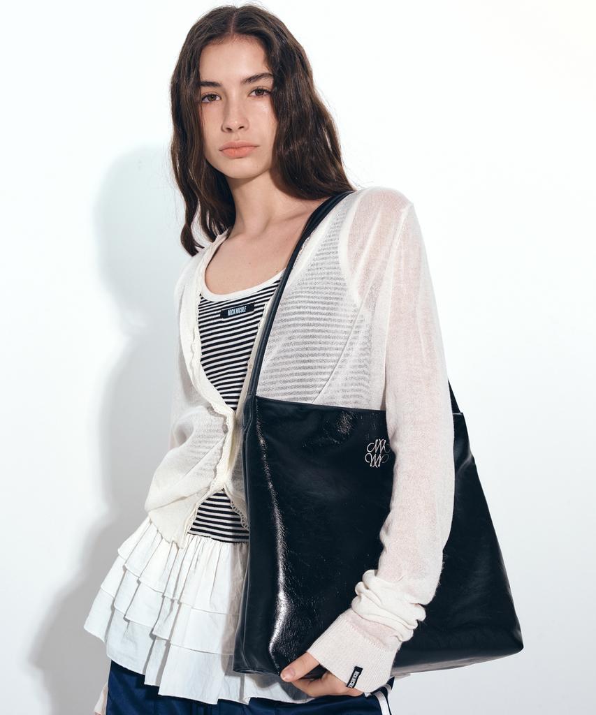 Nick&Nicole Essential Leather Square Bag_Black
