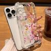 Cute Flowers Transparent Phone Case For iPhone 17 16 15 14 13 12 11 Pro Max 17 Air 14 15 Plus X XR XS Shockproof Silicone Cover