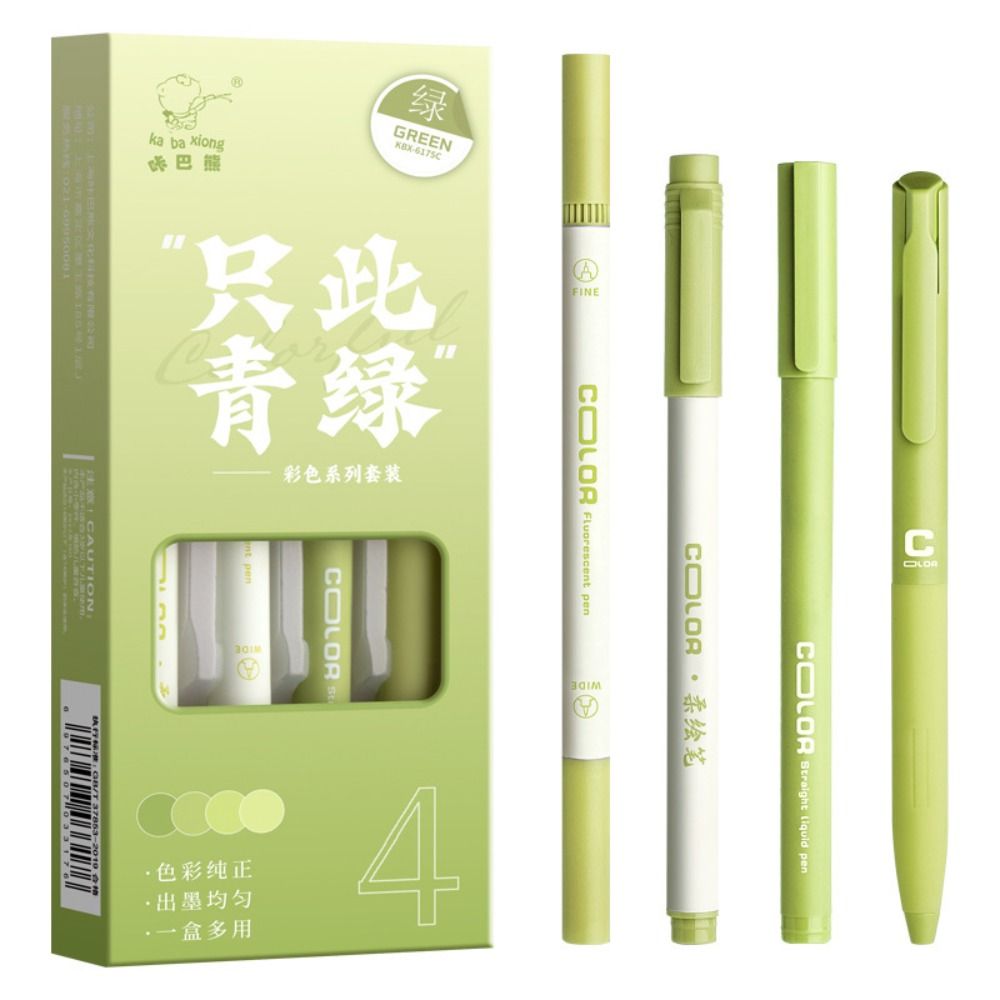 

Студенческая гелевая ручка Модная ручка с наконечником ST Быстросохнущие чернила Двусторонняя ручка-хайлайтер Подарочный набор канцелярских ручек Канцелярские товары