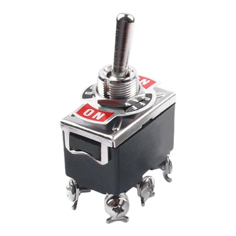 EIN-AUS-EIN / EIN-EIN Miniatur-Kippschalter Netzschalter Auto Boot 250V 15A 2/3/4/6-polige Kippschalter