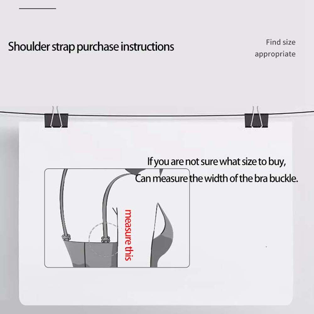 Straps Transparent Bra Straps Adjustable Bra Belt Pectoral Girdle Invisible Shoulder Straps