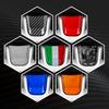 Kohlefaser-Lenkrad-Kinn-Dekorationsaufkleber 6-farbiges Innenzubehör-Kit für Fiat 500/ABARTH 2020-2023