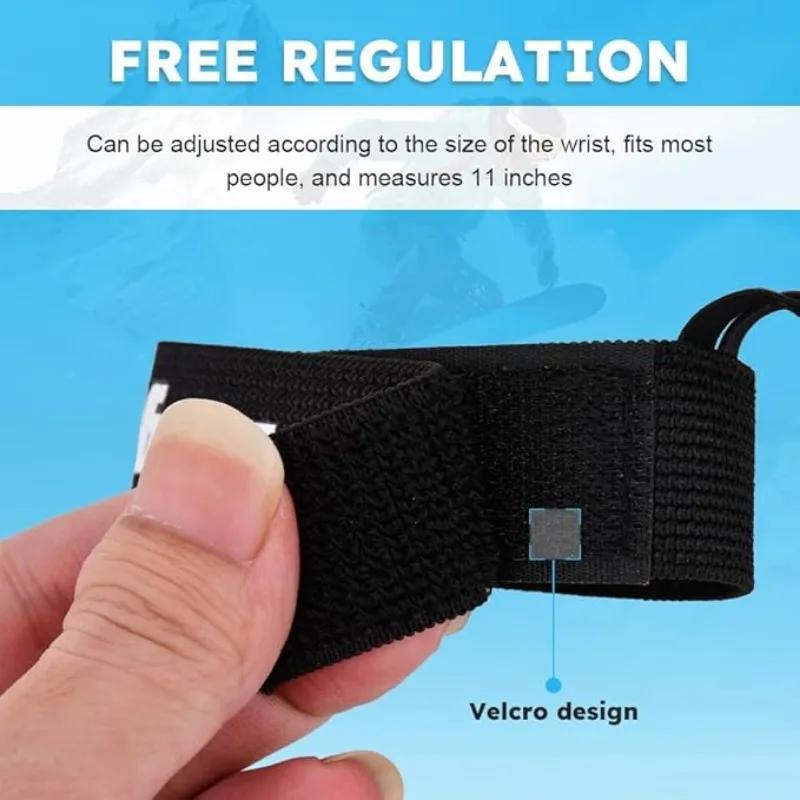 Elastische Handgelenkschlaufen für Ski- und Snowboardhandschuhe Verstellbare Skihandschuh-Leine für Männer und Frauen Sport Skihandschuh Sicherheitsgurt