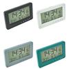 Time/Date/Week/Temperature Electronic Alarm Clock LCD Display Plastic Digital Alarm Clock 12/24 Hours 7 Languages