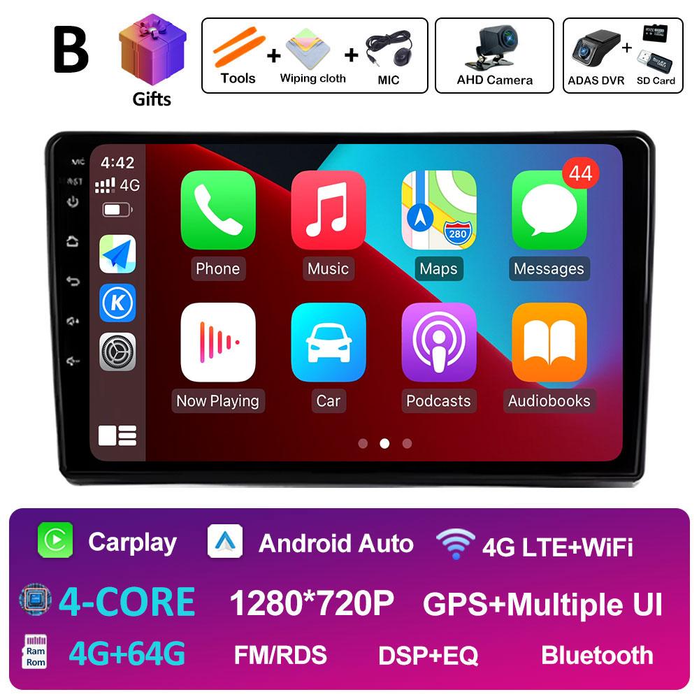 Navigation GPS 9 Inch For Opel Zafira B 2005 - 2014 For Opel Astra H 2004 2005 2006 2007 2008 - 2014 Android Auto Accessories 4G