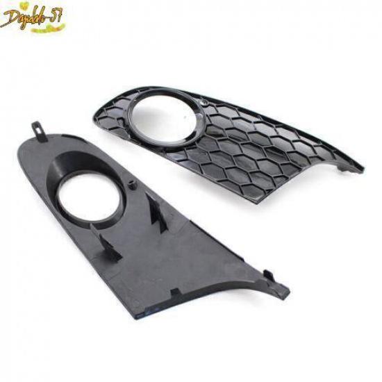 2xHoneycomb Front Bumper Fog Light Cover for VW Golf 6 MK6 Non-GTI 2009-2013