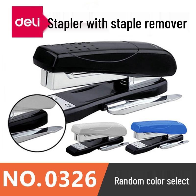 Deli 0326 12# 2-in-1 Stapler and Remover