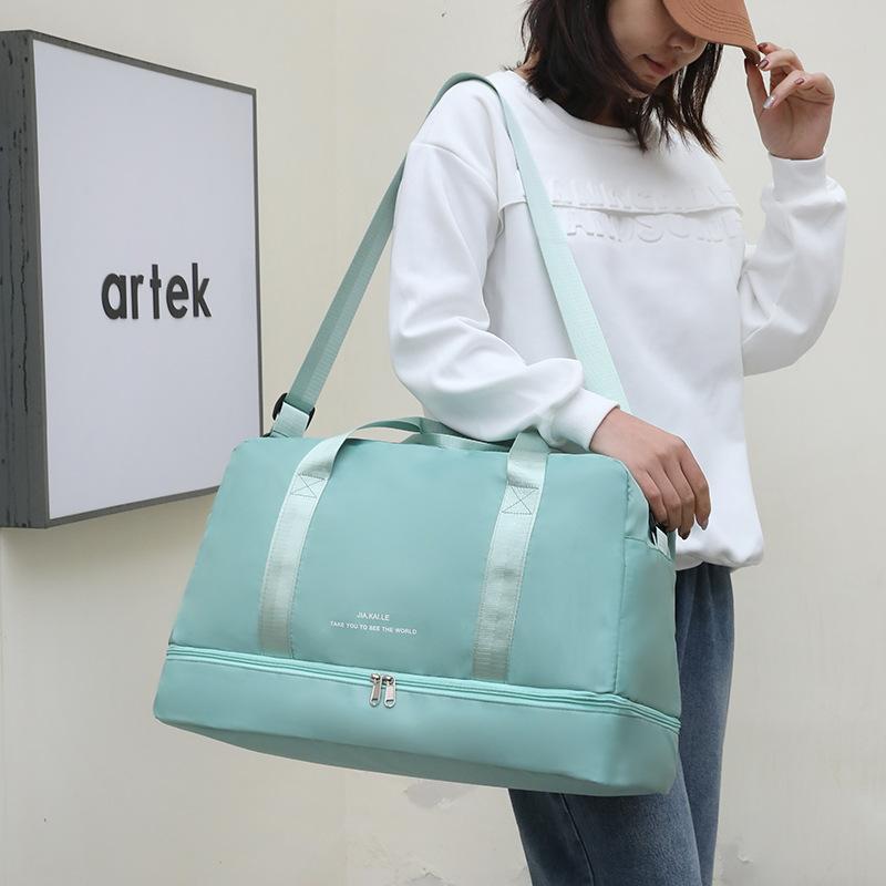 Shoe Compartment Yoga Fitness Bag New Large-capacity Outdoor Sports Travel Bag Dry and Wet Separation Shoulder Hand Luggage Bag