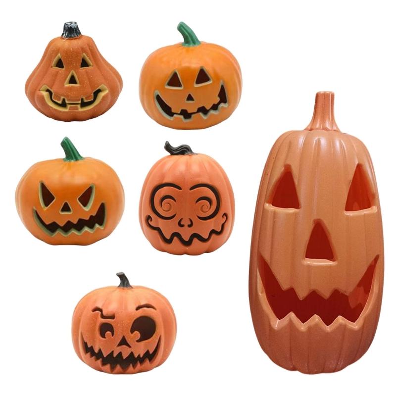 HalloweenPumpkin Ornament Festival Halloween Pumpkin Light Ornament Battery Operated Outdoor Decoration