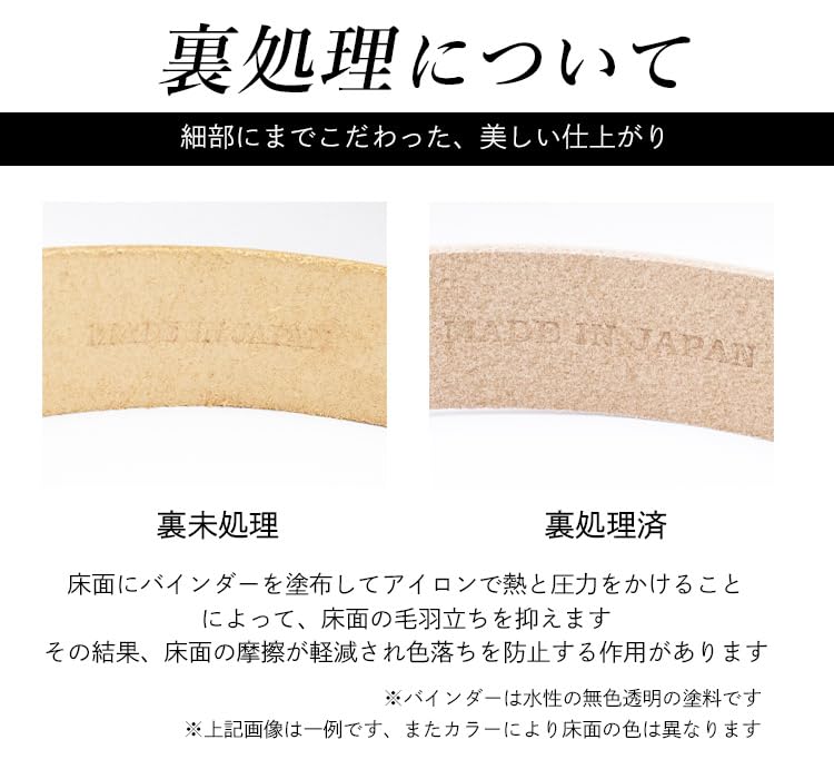 Shrink leather specification 30mm width Jills buckle belt [Tochigi Leather] RC-101L (NAVY)