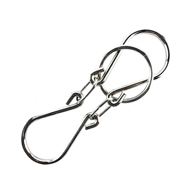 Metal Game Mind Brain Teaser Magic Wire Rings Puzzles For Adults Kids Disentanglement Iron Link Unlock Interlock Game