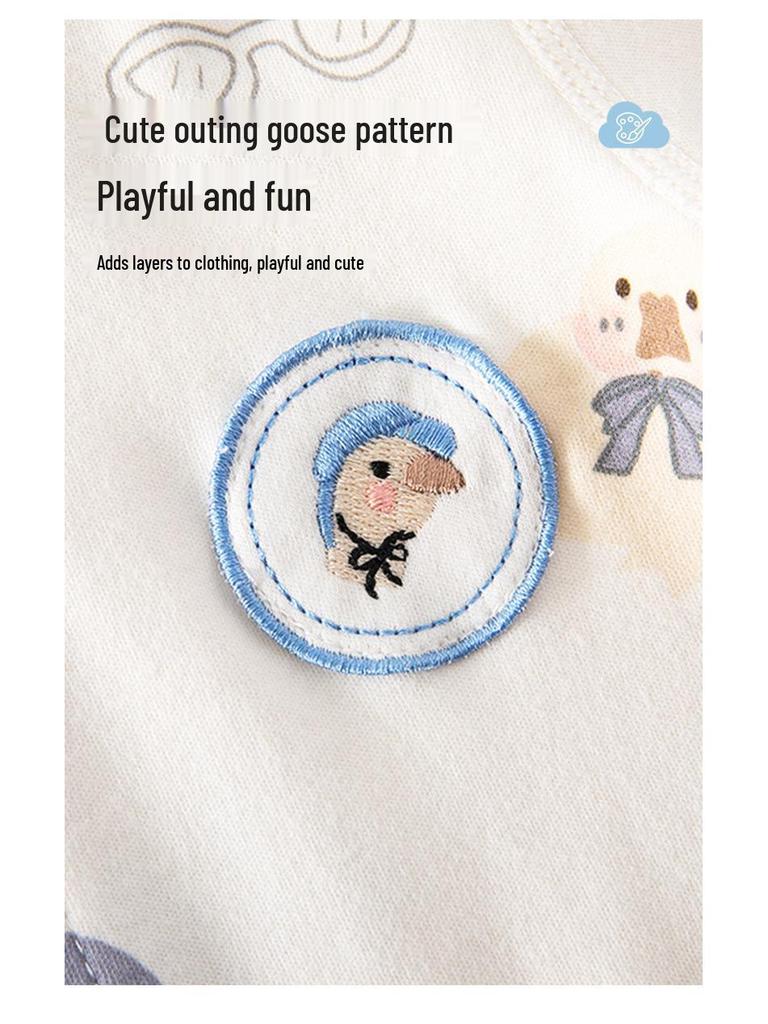 Bear Tribe Cotton Newborn Jumpsuit - All-Season, Tagless Baby Romper